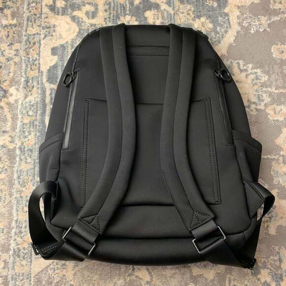 Thacker Neoprene Backpack in Black main image 6